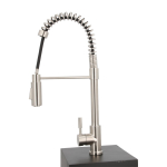 Llave Monomando de Cuello Flexible Doble Función de Acero Inoxidable 304 KSS1230