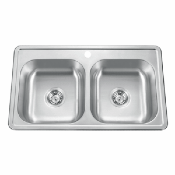 Tarja para empotrar doble tina Kele DT8448