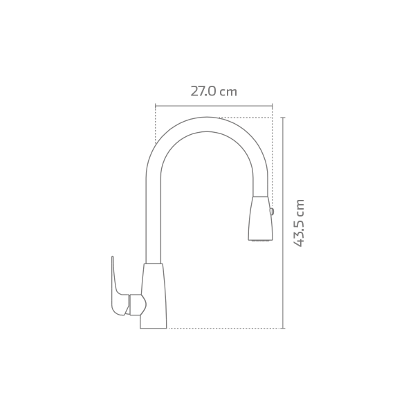 Llave mezcladora KELE Kss1232 Inox