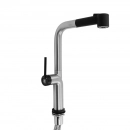 Monomando para Fregadero Kele KSS1236-SS/BK Acero Inox