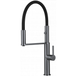 Mezcladora monomando cuello flexible, y reversible, para fregadero