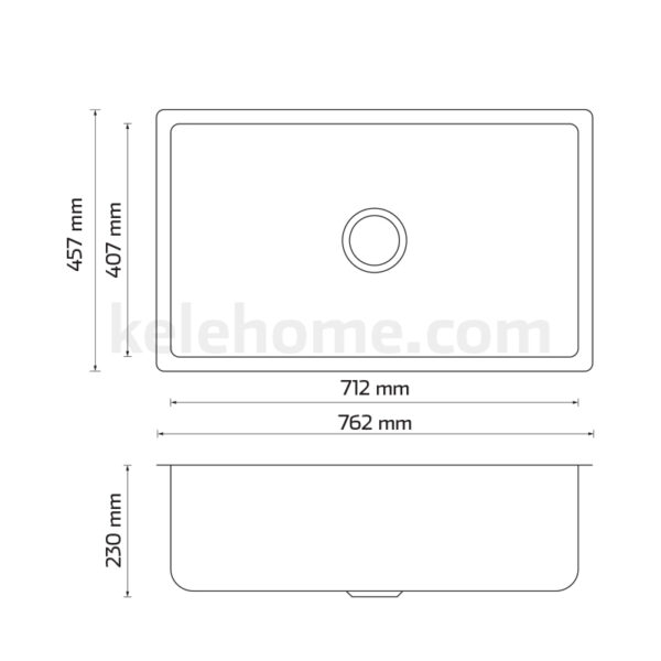 TARJA SUB. 79.5 X45.6 1 P. KELE KUS3118-NX