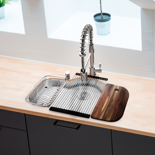 Tarja Submontar una tina de Acero Inoxidable 304 KUS3019A