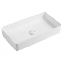 Lavabo Cerámica Rectangular Blanco Artexa Bath Colección Square