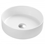 Lavabo Redondo Artexa Bath Ceramica Blanco Sobreponer Italy