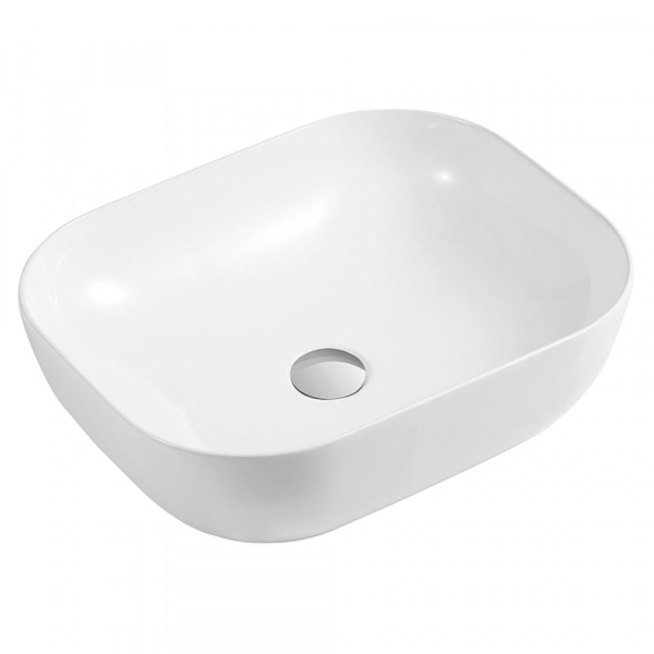 Lavabo Rectangular Blanco de Cerámica para Sobreponer Australia