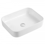 Lavabo Rectangular de Cerámica Blanco para Sobreponer Artexa Bath Square 510
